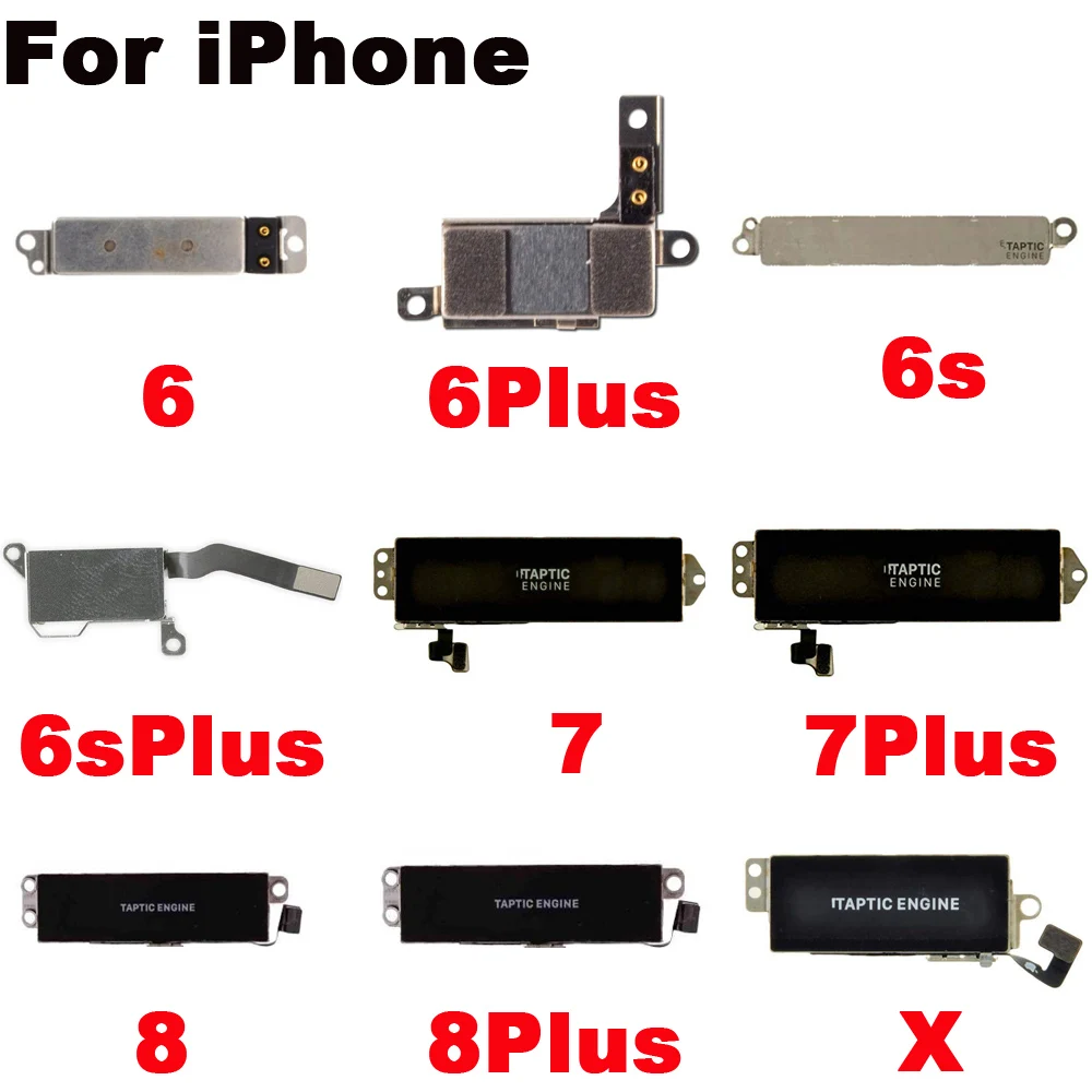 1 шт. сменный Вибрационный модуль двигателя совместимый с iPhone 6 6Plus 6S Plus 7 7Plus 8G 8 X |