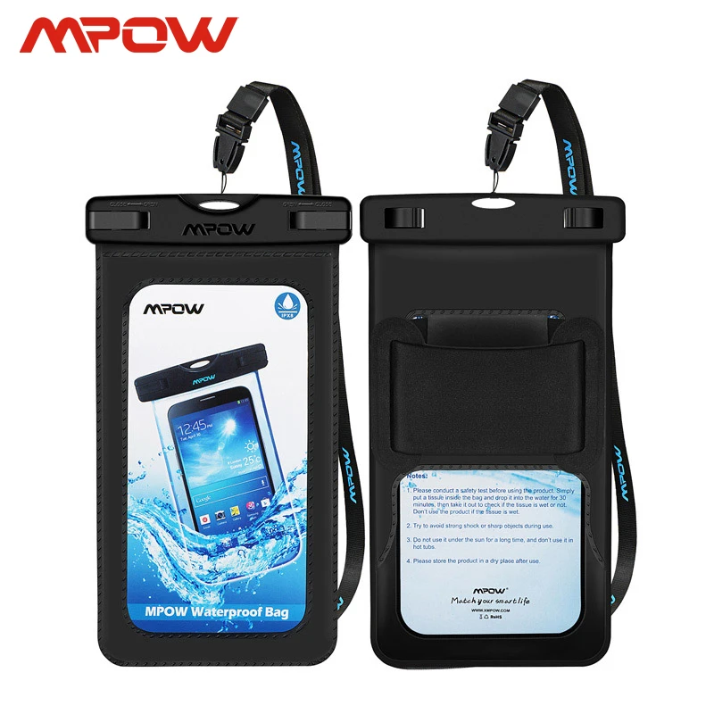 2 шт./лот Mpow PA096 чехол в огненно красную точку для телефона + повязку 1 IPX8 ПВХ АБС