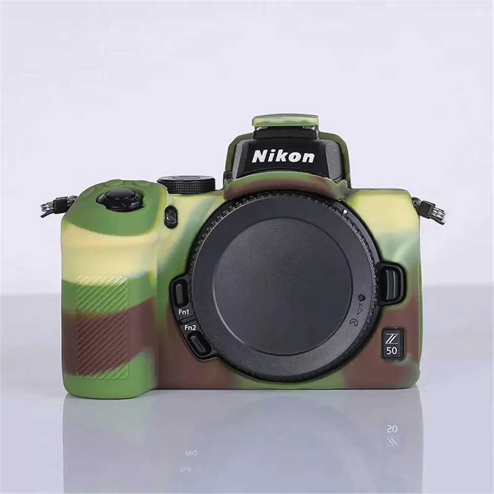 designer camera bags Soft Silicone Armor Skin Case Camera Body Cover For Nikon Z50 Camera Bag Protective Shell Cover best camera backpack