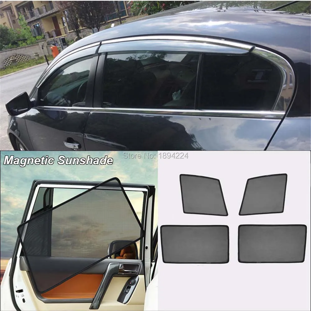 Car Full Side Windows Magnetic Sun Shade UV Protection Ray Blocking Mesh Visor For Buick LaCrosse 2009-2015 | - Цена: 3 582,76 - 5 447,17 руб.