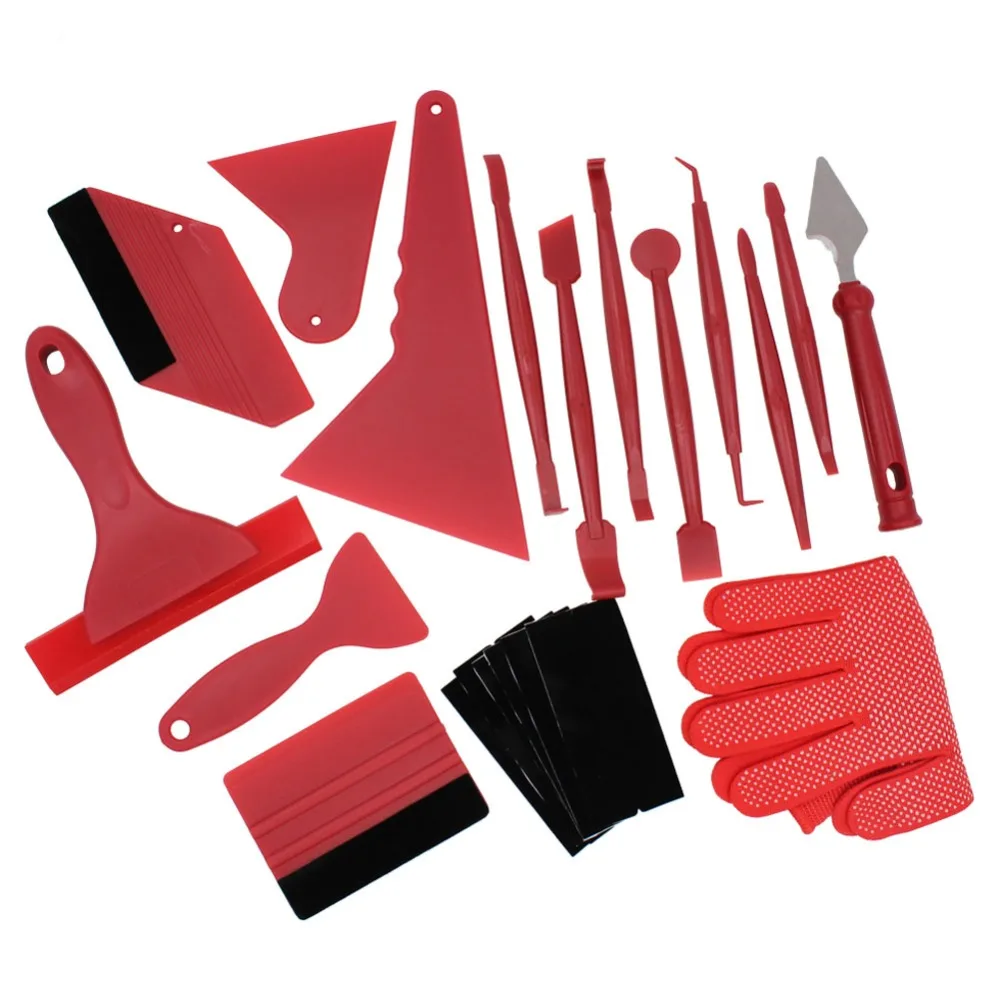 

Car Tools Vinyl Wrap Film Sticker Carbon Fiber Wrapping Tool Auto Window Tint Foil Magnetic Squeegee Scraper wholesale csv