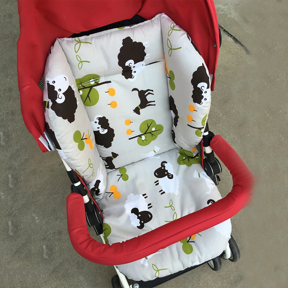 SNew tar Print Universal Baby Stroller High Chair Seat Cushion Liner Mat Cart Mattress Mat Feeding Chair Pad Cover Protector