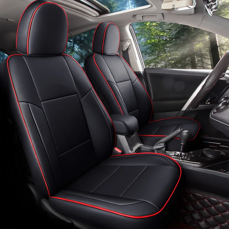 Чехлы на автомобильные сиденья для Toyota rav4 2013 2014 2015 2016 2017 2018 2019 профессиональные