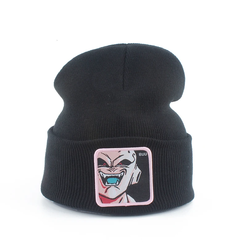 

Cartoon Embroidery Hip Hop Skullies Beanies For Men Women Winter Cap Warm Knitted Hat Gorros Dropshipping