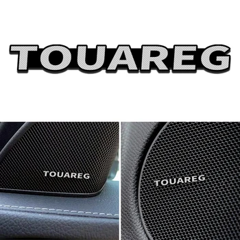 

4pcs Modification For Volkswagen VW Touareg aluminum audio decorative stickers modified accessories decoration