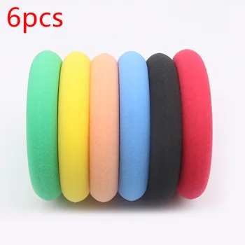 

6PCS Sponge Car Applicator Cleaning Polish Pad Foam Sponge Microfiber Waxing Detailing