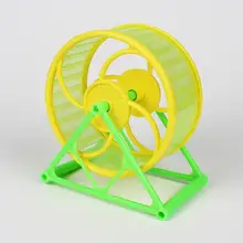 LanLan беговое колесо забавная летающая тарелка хомяк клетка игрушки для крыс с кронштейном игрушка для животное хомяк спортивные принадлежности