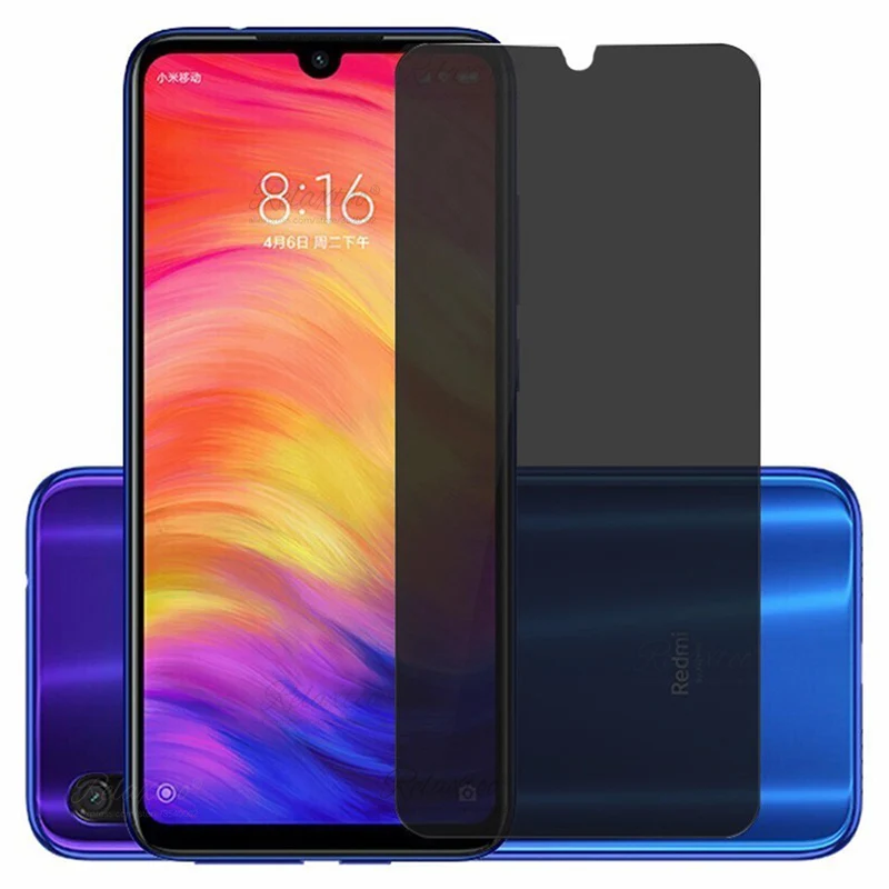 

Anti-Peeping Privacy Tempered Glass For Xiaomi redmi note 7 on the screen protector For Redmi note 8 pro 8pro 7A 8A safety Film