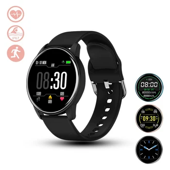 

ZL01 Full Screen Touch Smart Watch IP67 Waterproof Fitness Tracker Men Smartwatch Blood Pressure Heart Rate Monitor Sports Clock