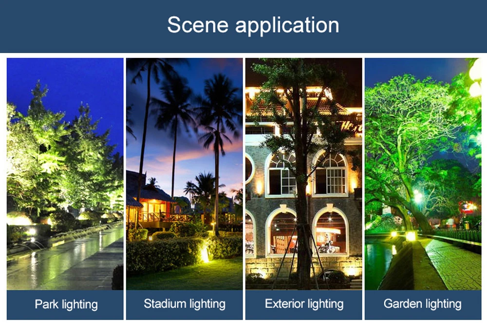 Small power Led Floodlight 20W 30W 50W Outdoor Spotlight Flood Light AC 220V 240V Waterproof IP65 Professional Lighting Lamp
