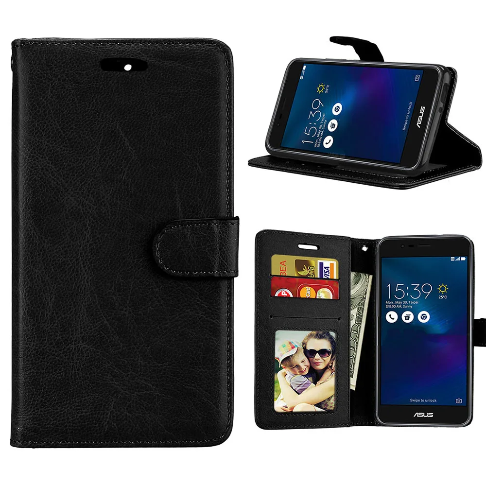 

Wallet Pu Coque Cover 5.2For Asus Zenfone 3 Max ZC520TL Case For Asus Zenfone 3 Max ZC520TL Phone Back Coque Cover Case