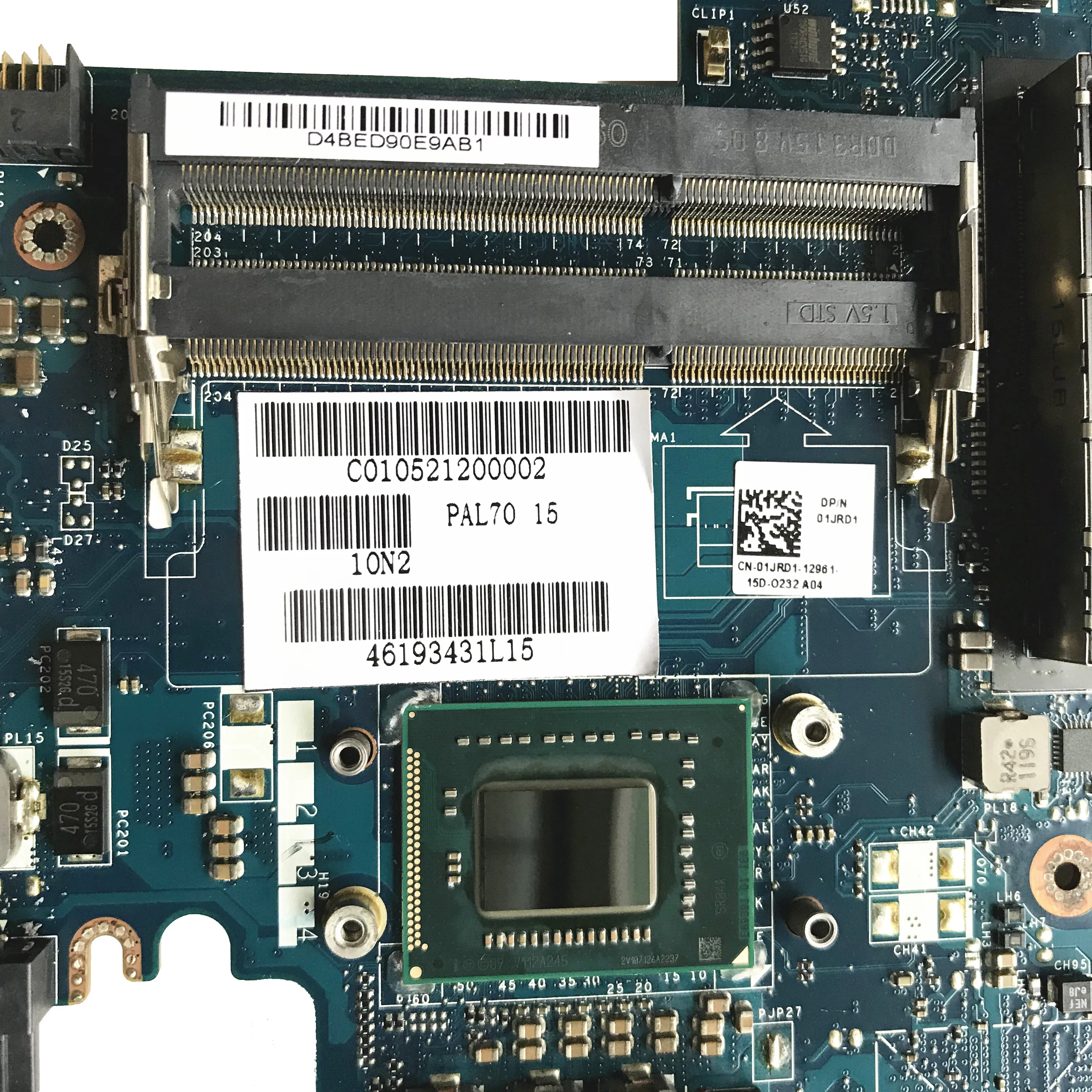 Для DELL E6320 материнская плата портативного компьютера с SR04A i5-2520M Процессор QM67 CN-01JRD1 01JRD1 1JRD1 PAL70 LA-6611P тестирование Быстрая