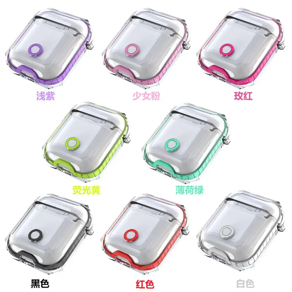 

VETOMEET For Original Apple Airpods Case Exquisite Colorful Hard Headphone Shockproof Protector Cover For Airpods Accessories