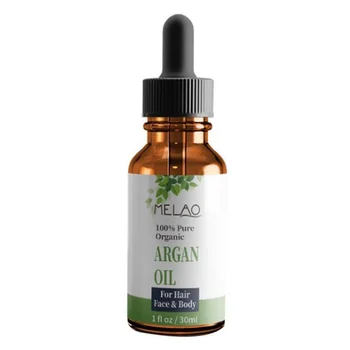 

MELAO Argan Oil Bulk, 1 Oz/30 Ml 100% Pure Organic Infusions Argan Oil for Face, Hair, Skin and Nails