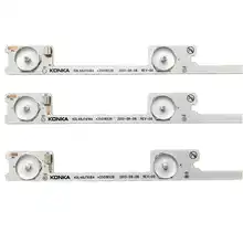 20 шт./лот светодиодная подсветка для бара полосы для KONKA KDL48JT618A KDL48JT618U 35018539 35018540 6 светодиодный S(6 V) 442 мм