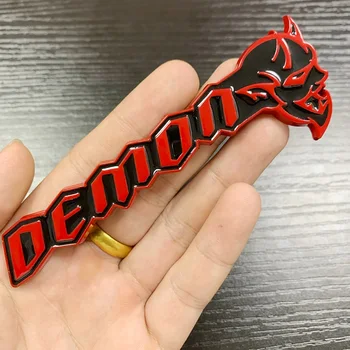 

1pc for Demon Cat Evil Metal 3d Emblem for Dodge SRT Viper Ram Challenger Caliber Journey Nitro Durango Tail Front Sticker Auto