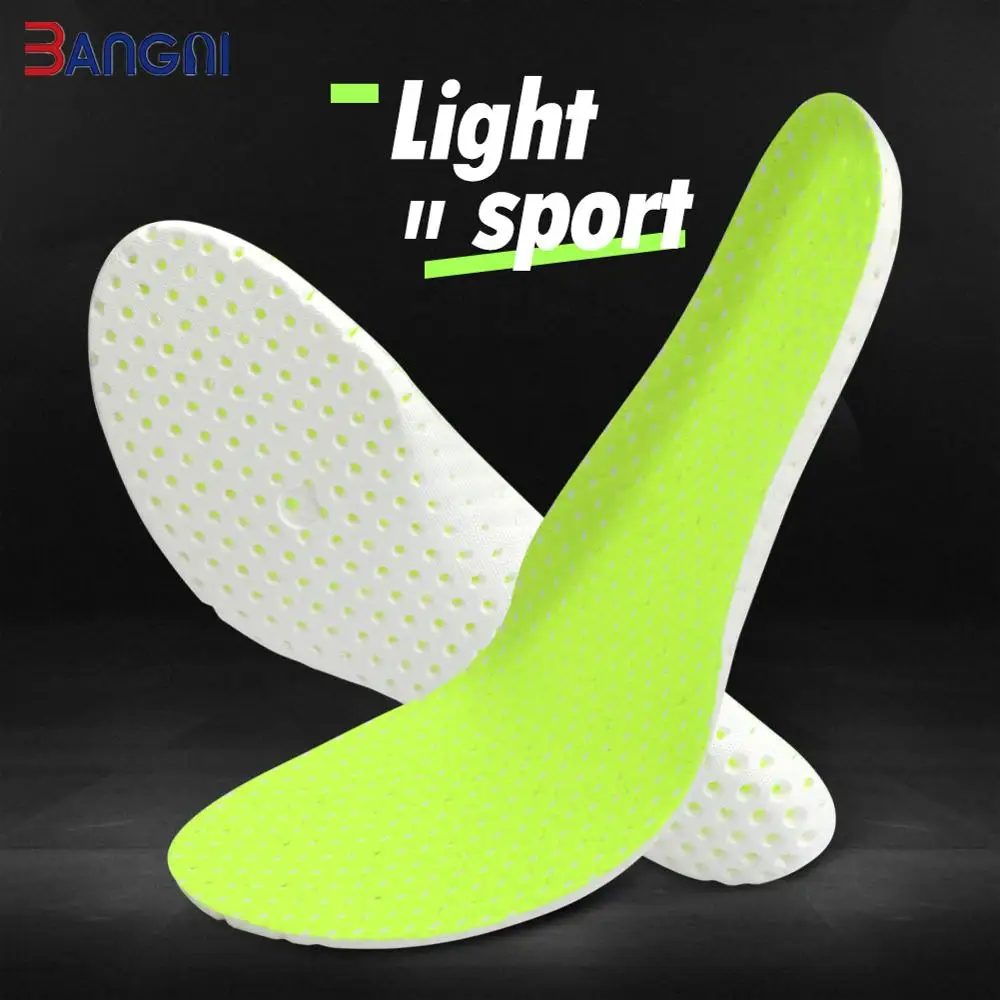 

3ANGNI Breathable Sport Running Cushion Insoles For Feet Man Women Insoles For Shoes Sole Memory Foam Orthopedic Pad