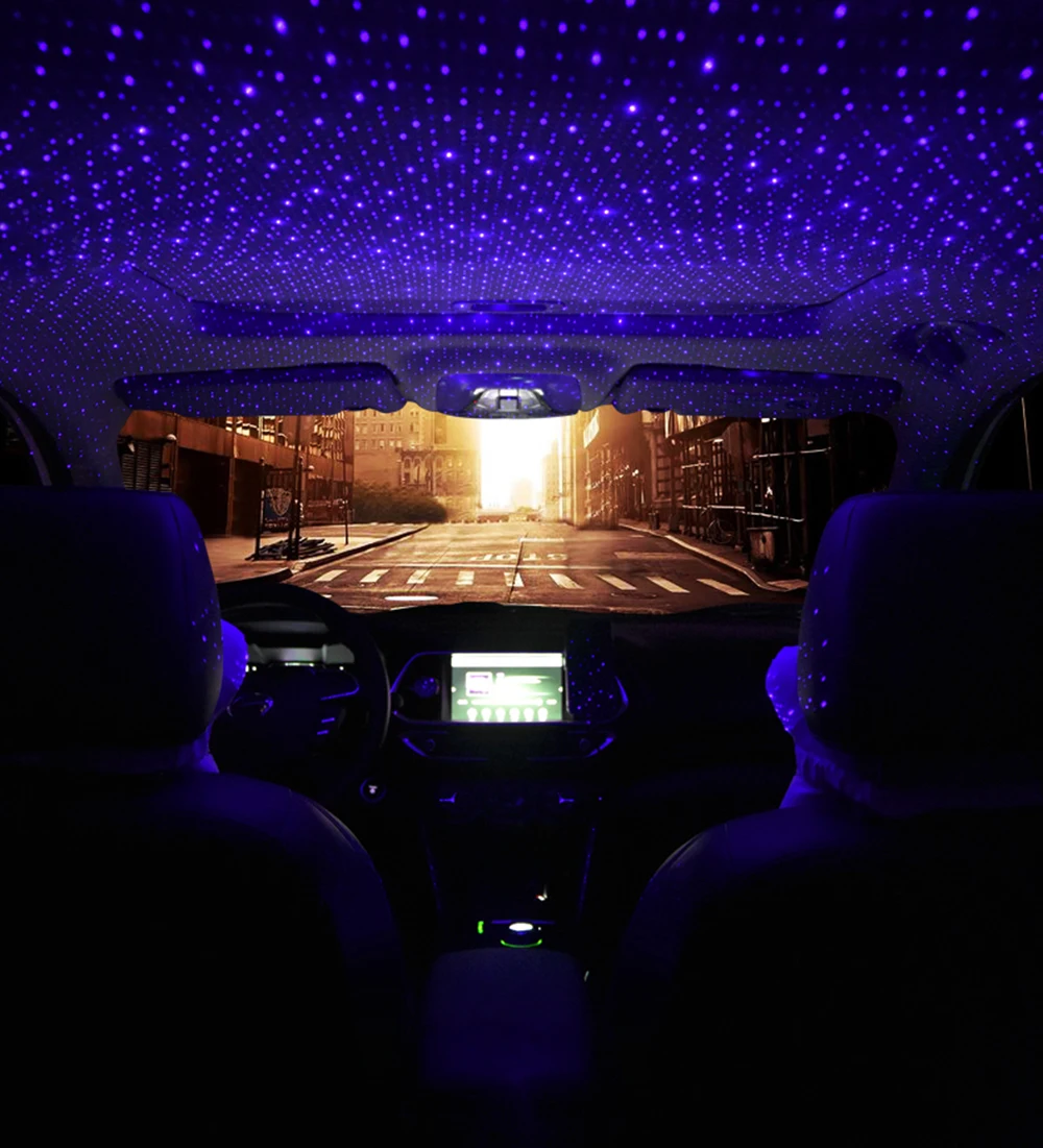 Автомобильная крыша Звезда Ночной Светильник светодиодный проектор
