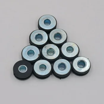 

10PCS/kit Rubber gasket Motorcycle Grommets Bolt Black Replacement Parts