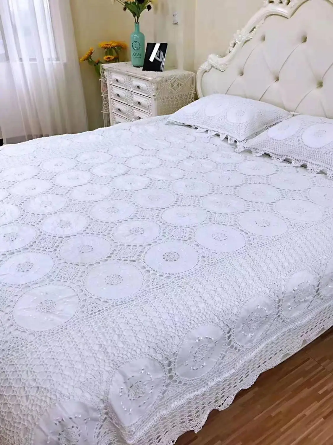 3 шт./комплект хлопковые постельные принадлежности 250x270 см|Покрывало| |