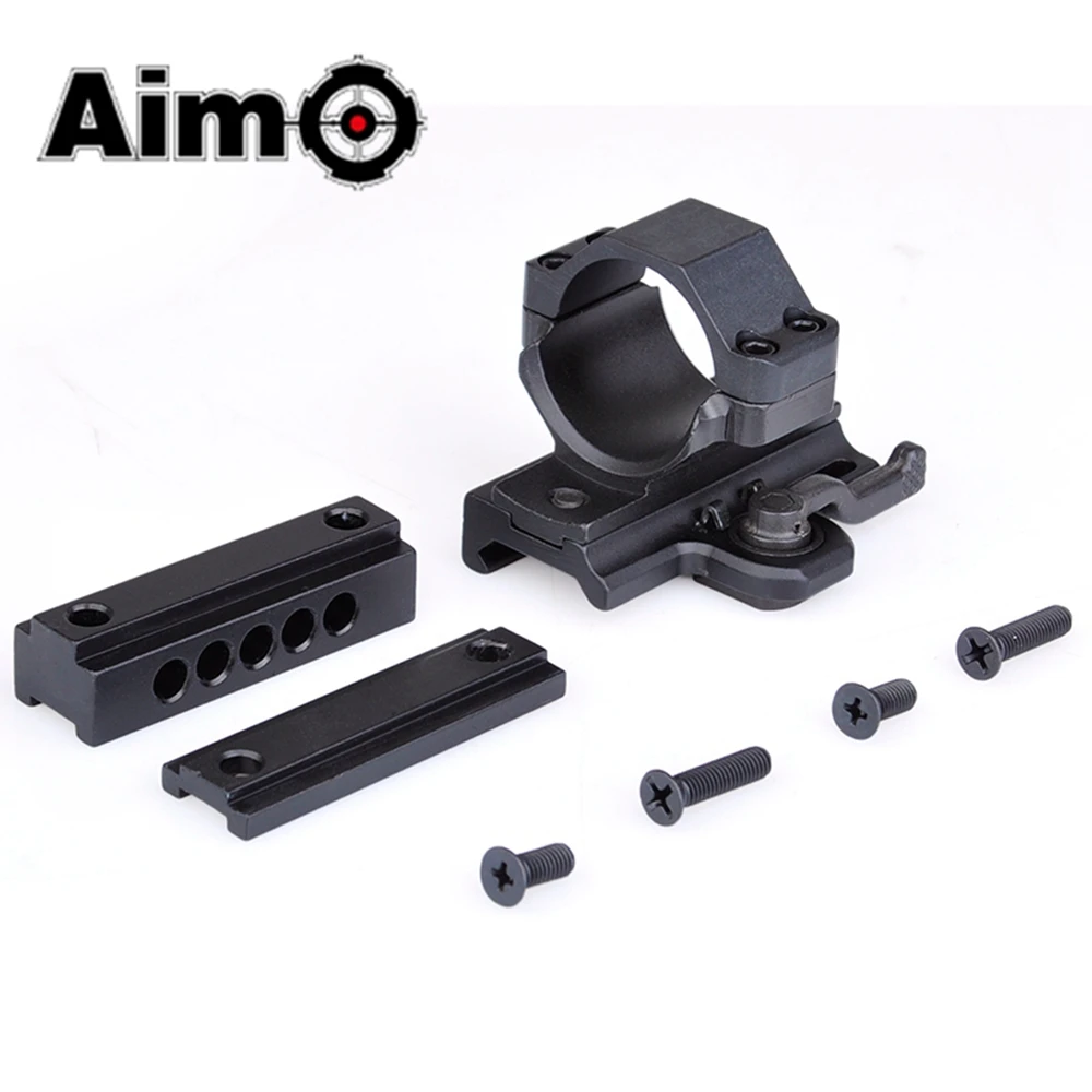 

Aim-O Tactical Telescope Base Airsoft Scope Rail QD Mount For 30mm Red Dot Sight Hunting Riflescopes Accessories Optics AO7002