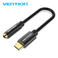 Vention USB tipo C a 3,5mm cable de Audio de tipo-C para Auriculares auriculares adaptador de Cable de Audio USB-C AUX. para altavoz Xiaomi mi6
