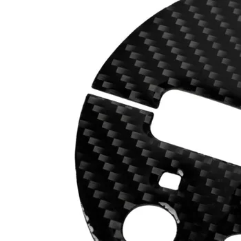 

Carbon Fiber Black Gearbox Panel Trim Decor Sticker Parts Interior Useful