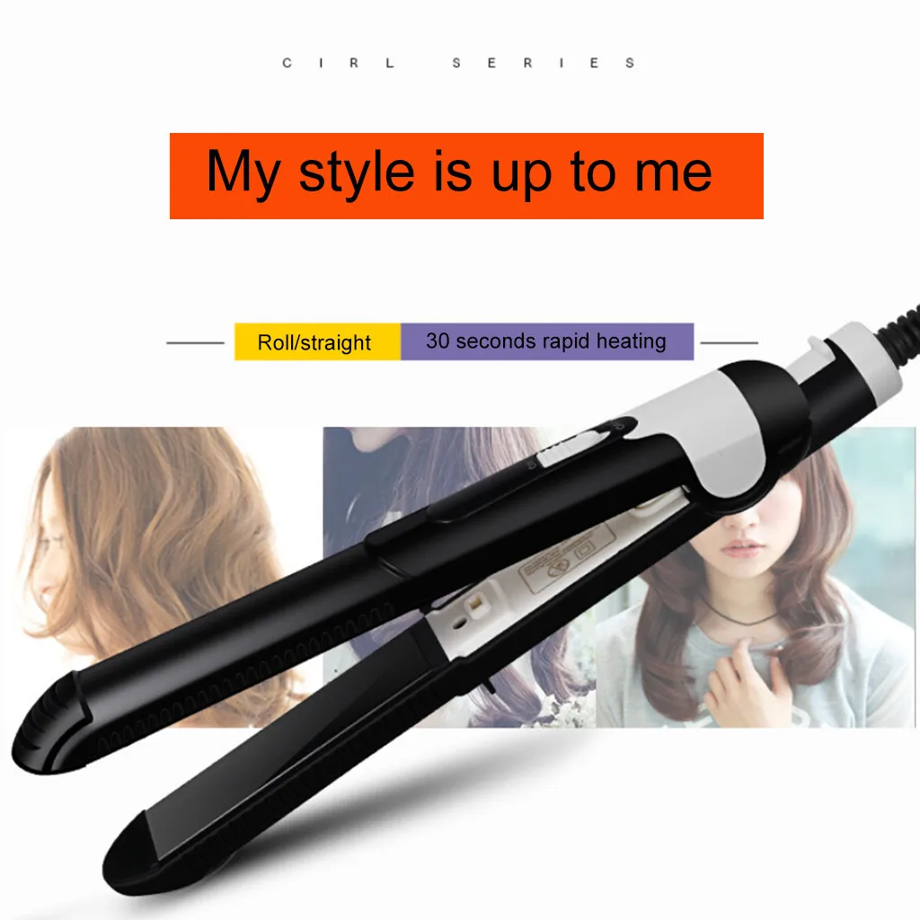 Hair Straightener Ceramic Tourmaline Ionic Flat Iron Hair Straightener For Women Widen panel Dry and wet dual use Straightener