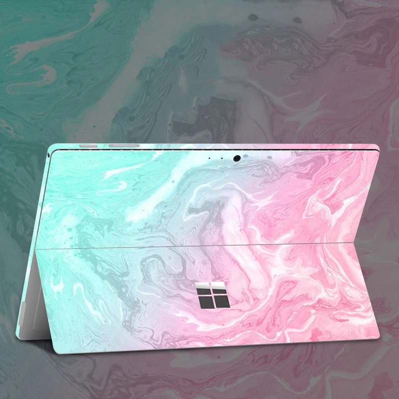 Anti-scratch pattern back film For Microsoft Surface Pro X 7 6 5 4 3 Go Cover Case for surface pro  Protective Sleeve Shell Pouch (14)