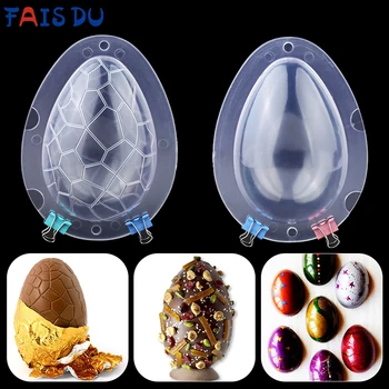 

DIY 3D Acrylic Easter Dinosaur Egg Shape Cake Chocolate Mold Reusable Family Party Cake Decoration Baking Tools