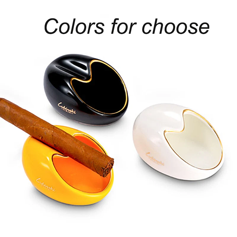 

Specific Pocket Cigar Ashtray Holder Portable Ceramic Cigar Holder Stand Smoking Rest Travel Cigarette Ashtray Cigars