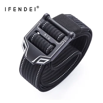 

IFENDEI Military Equipment Combat Tactical Belts for Men Training Nylon Metal Buckle Waist Belt Outdoor Hunting belt