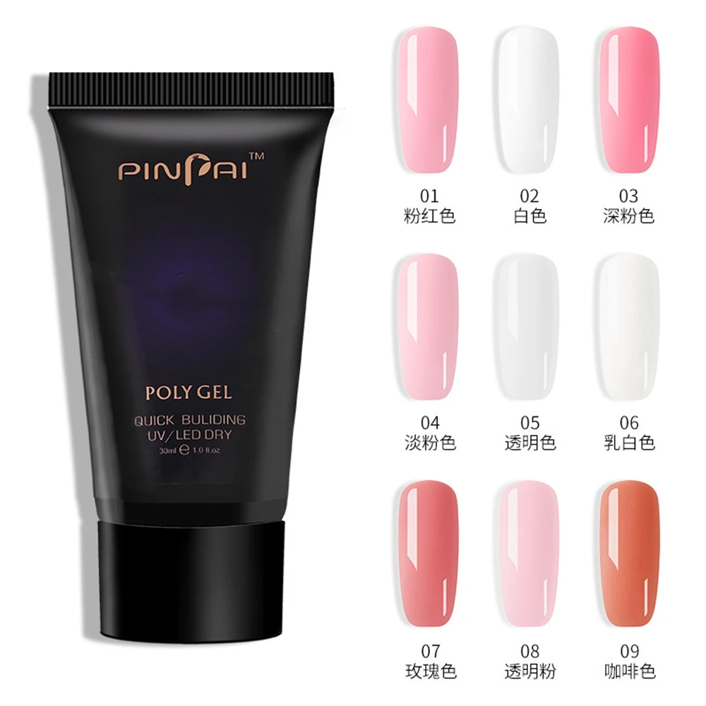 

Band Poly Gel 30ML UV Quick Builder Extension Enhancement Camouflage LED UV Polygel Varnish Nail Gel Polish