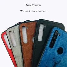 Чехол для чехол на Xiaomi Redmi Note 7/Note 6/Note 5 Pro/Note 8 Pro чехол модный силиконовый чехол с рисунком лося из ТПУ с текстурой ткани для Xiaomi mi A2 lite