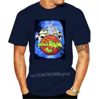 New Space Jam T-Shirt Vintage Look MenS L Summer Tee Shirt 2021 Fashion Design For Men Women