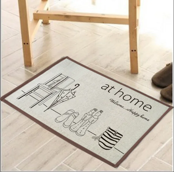 umbrella Creative Pattern Door Mats Anti-slip Floor Carpet for Living Room Bedroom Bedside Mats Absorbent Outdoor Rugs Bathroom Bath Mats - Цвет: umbrella