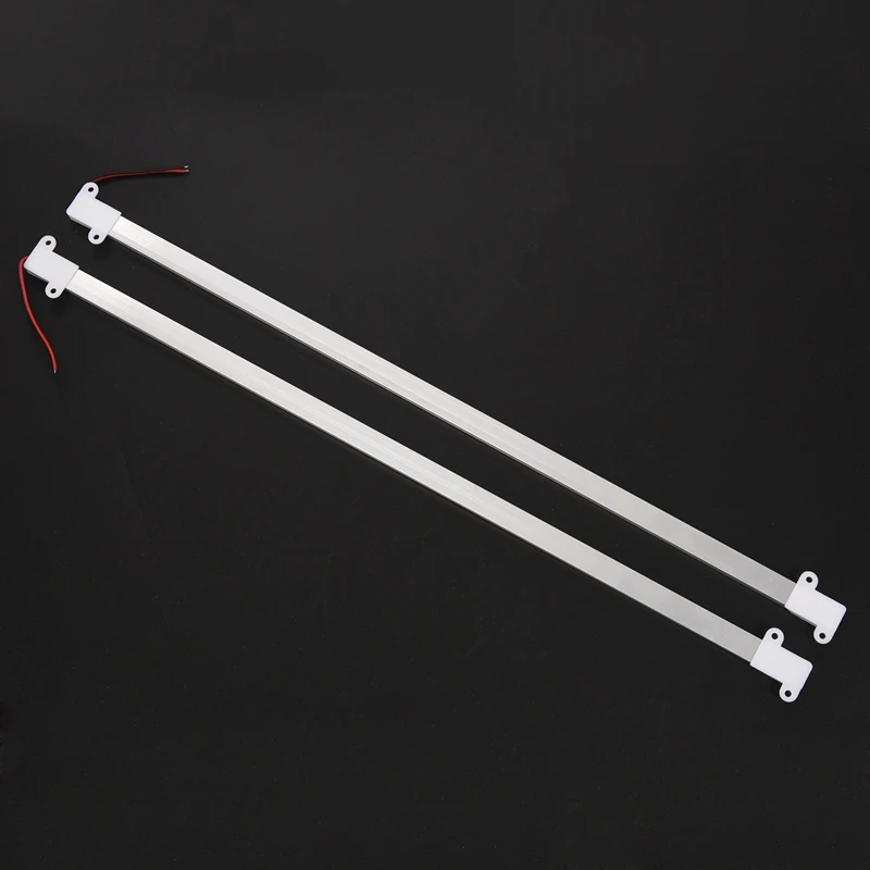 Новая одежда для маленькой девочки 2x50 см, 12 В, 36 светодиодный 5630 SMD жесткий полосу светильник Алюминий оболочки с конец Кепки теплый белый