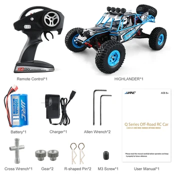 

JJRC 1:16Professional Drive off-road Vehicle 19G High-speed Steering Gear 2.4G Remote Control Radio-controlled Stunt Car RC Car