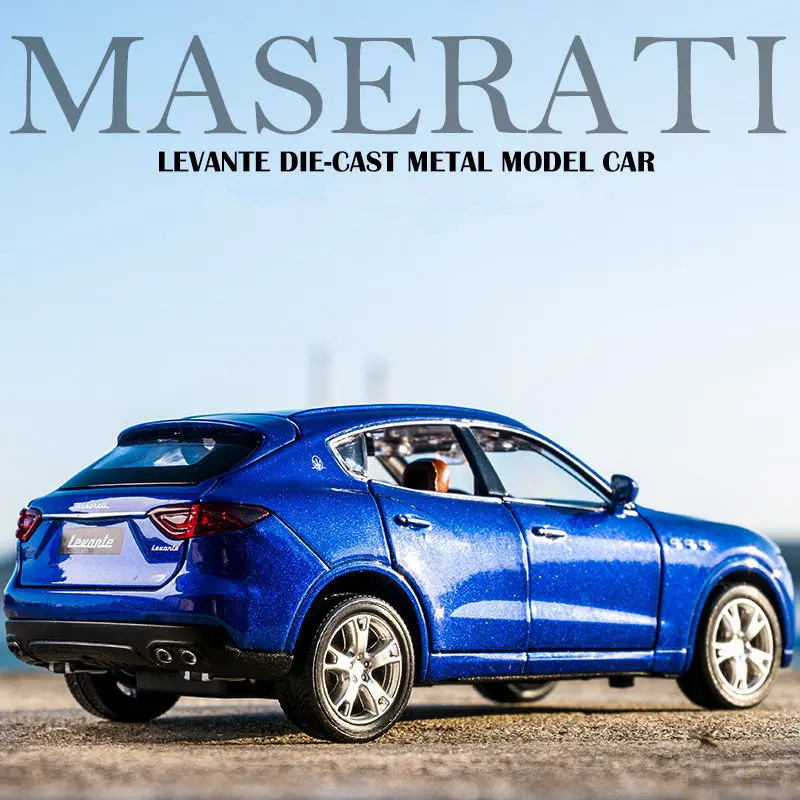 Maserati Levante Liga Carro Modelo, Diecast e Brinquedos Veículos