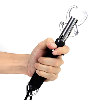 

Stainless Steel Fish Lip Gripper Clip Fishing Tackle With Spring Fish Scale for Outdoor Fishing Accessories
