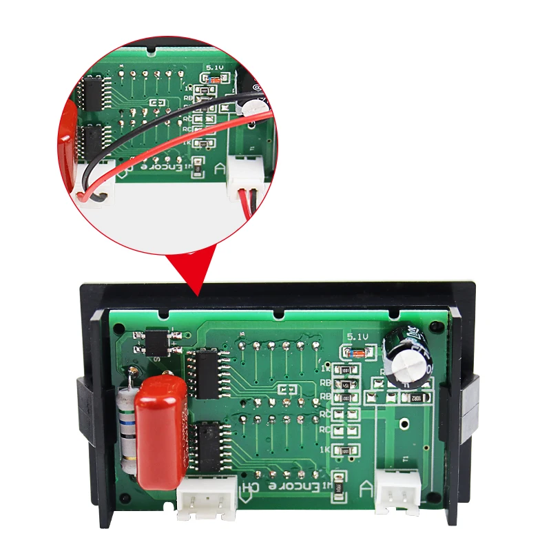 AC50-500V 220V Dual Display Voltage Current Meter Detector Meter Amperimetro LED Voltmeter Ammeter Electrical Instrument — view 3