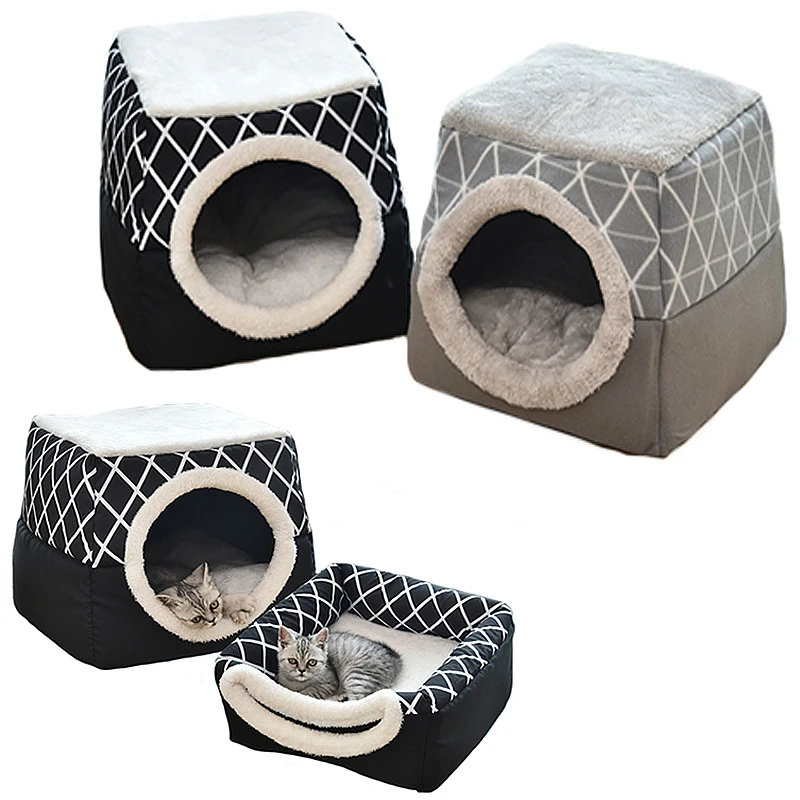 collapsible cat bed