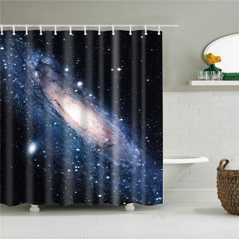Universe Galaxy занавески для душа подвесные занавески Psychedelic ...