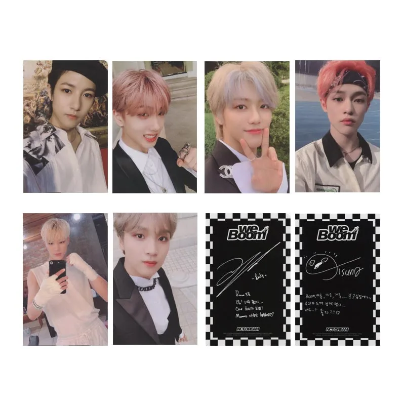 Youpop KPOP NCT DREAM We Boom альбом Фотокарточка хип хоп самодельные бумажные карточки