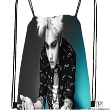 Custom EXO(31) походная сумка на шнурке милый рюкзак для детей(черная спинка) 31x40 см#180531-04-72