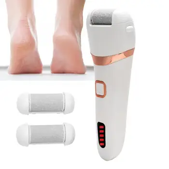 

Electric Foot File Callus Heels Feet Dead Skin Remover USB Rechargeable Pedicure Machine with Grinding Head Foot Care Tool Set