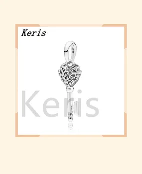 

100% 925 silver sterling 1:1 397725 royal key necklace women's necklace fine jewelry free shipping
