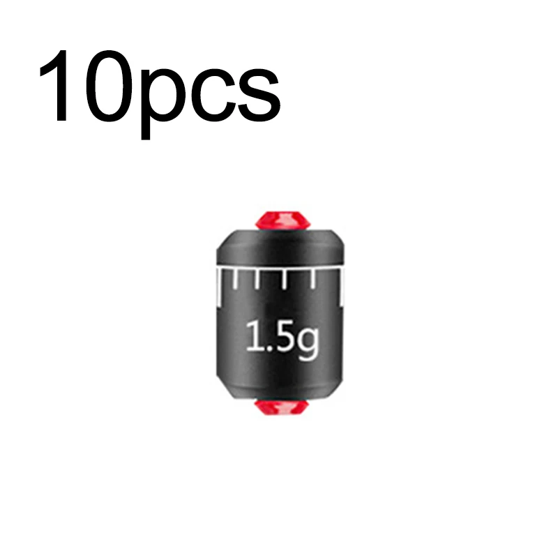 

10 Pcs Fast Fishing Lead Weights Pendant 1.5/2.0/2.5/3/3.5/4g High Quality Lead Weights