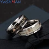 Luminous ECG Ring Stainless Steel  Promise Heartbeat  Glowing Jewelry for Men Women 1