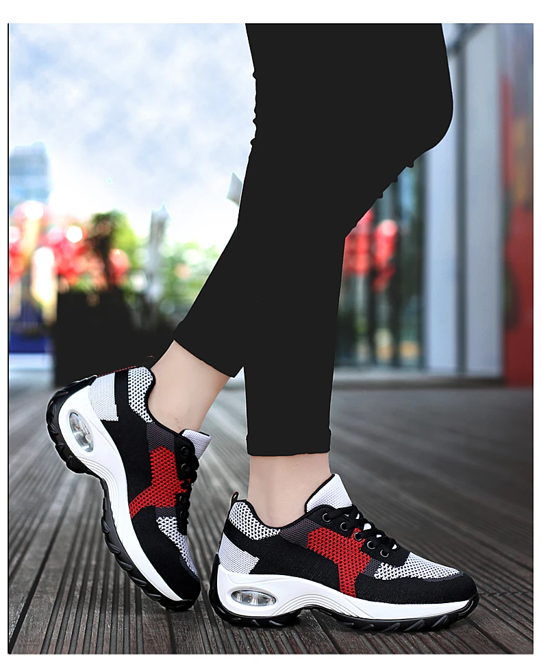 Tenis feminino/Женская теннисная обувь; кроссовки на толстой платформе; женская обувь на танкетке; женская обувь; обувь для увеличения роста; Zapatos